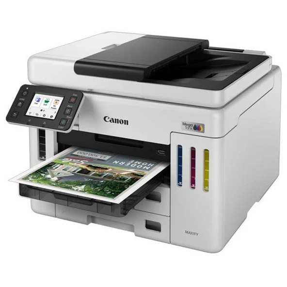 Canon Maxify GX7140 Wi-Fi + Tarayıcı + Fotokopi + Faks Renkli Çok Fonksiyonlu Tanklı Mürekkep Püskürtmeli Yazıcı ürün görseli 1