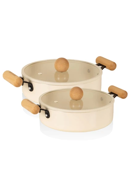 The Mia Cucina Di Mia İndüksiyon Tabanlı Seramik Tencere Seti 4 Parça ürün görseli