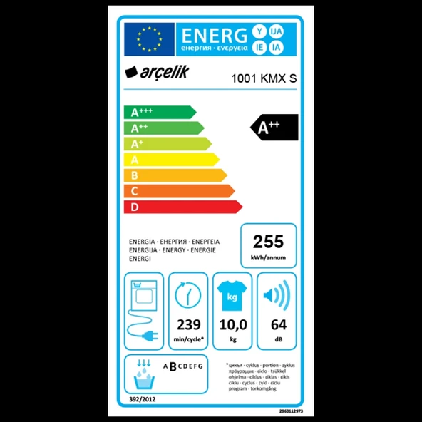 Arçelik 1001 KMX S 10 Kg A++ Kurutma Makinesi - 2