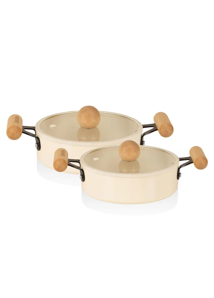 The Mia Cucina Di Mia İndüksiyon Tabanlı Seramik Sahan Seti 4 Parça ürün görseli