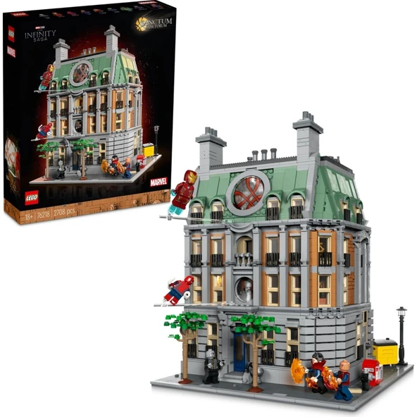 Marvel Sanctum Sanctorum 76218 - Yetişkin Model Severler için Koleksiyonluk Doctor Strange Modüler Yapım Seti (2708 Parça) - 1