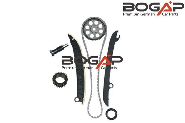 BOGAP EKSANTRİK ZİNCİR SETİ GENİŞ BAKLA 6 PARÇA 03F198229B 1.2 TSİ JETTA POLO CBZB CBZA CBZC ürün görseli 1