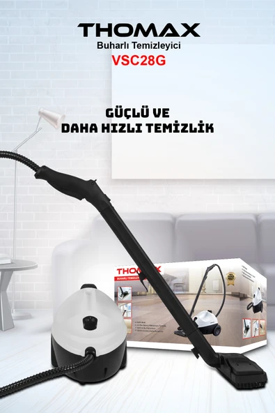 THOMAX Çok Fonksiyonlu Buharlı Temizleyici Buharlı Temizlik Makinası - Resim 3