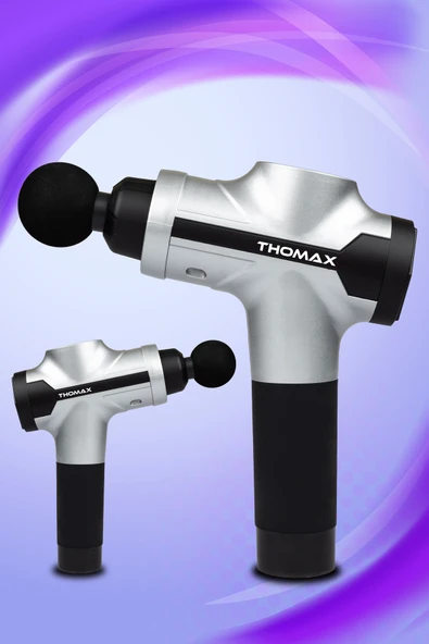 THOMAX Masaj Tabancası 10 Başlıklı Profesyonel Masaj Aleti - Resim 7