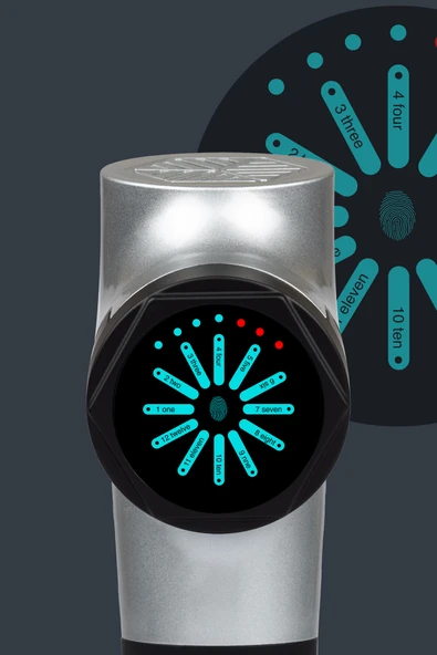 THOMAX Masaj Tabancası 10 Başlıklı Profesyonel Masaj Aleti - Resim 6