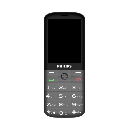PHILIPS Xenium E227, 32Mb, Siyah, 32Mb Ram, 2,8inc Ekran, Arka Kamera, Çift Sim Destegi, FM Radyo, 1700mAh Pil, El Feneri, Türkiye Garantili