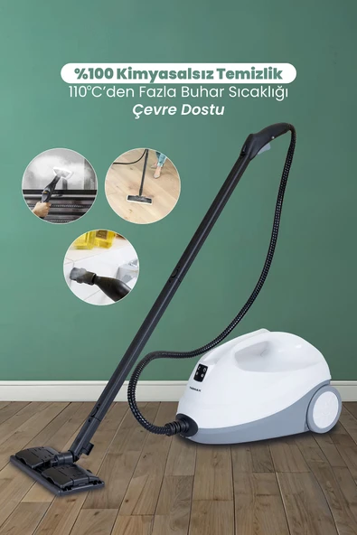 THOMAX Elektrikli Ev Aletleri Çok Fonksiyonlu Buharlı Temizlik Makinası Buharlı Temizleyici ürün görseli