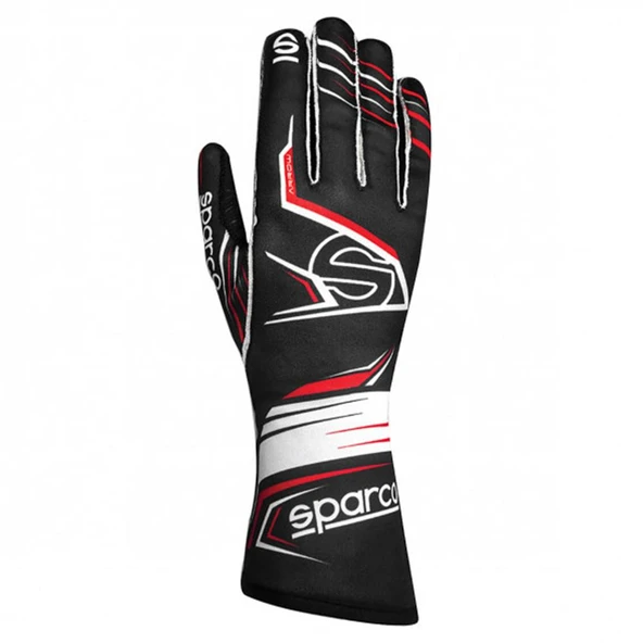 SPARCO ARROW KARTİNG ELDİVENİ SİYAH KIRMIZI 9  NUMARA - 1