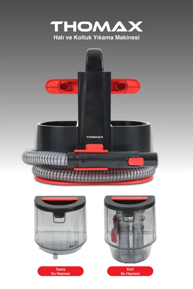 Thomax DMW001A Koltuk ve Halı Yıkama Makinesi - Resim 5