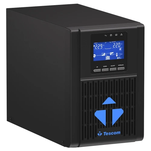 TESCOM NeoLine 1000, 1 KVA Online 1F/1F UPS,  900040100 2x9A Akü - Resim 3
