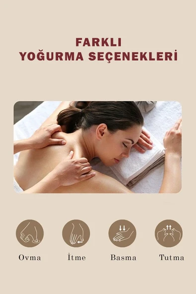 THOMAX Ovmalı Masaj Aleti Boyun Sırt Bel Dayanıklı Şarjlı Gelişmiş Masaj Aleti - Resim 6