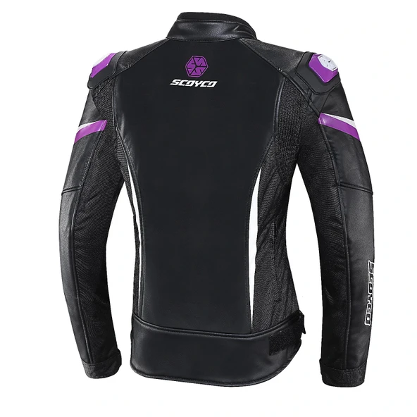 SCOYCO JK153W PURPLE 4 MEVSİM KADIN DERİ MONT - 3