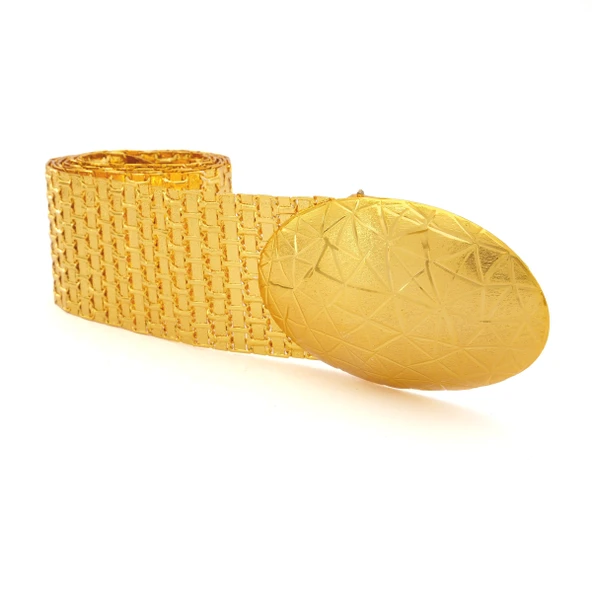 Altın Kaplama Kemer Cam Kırığı Tokalı Model-KMR-115 ürün görseli