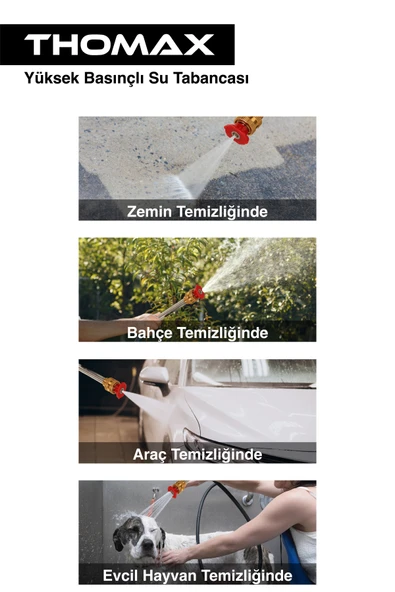 THOMAX Araç Yıkama Makinesi Ve Oto Yıkama Tabancası - 4