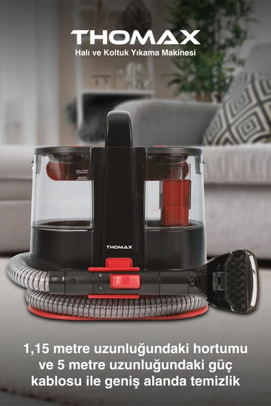 Thomax DMW001A Koltuk ve Halı Yıkama Makinesi - Resim 3