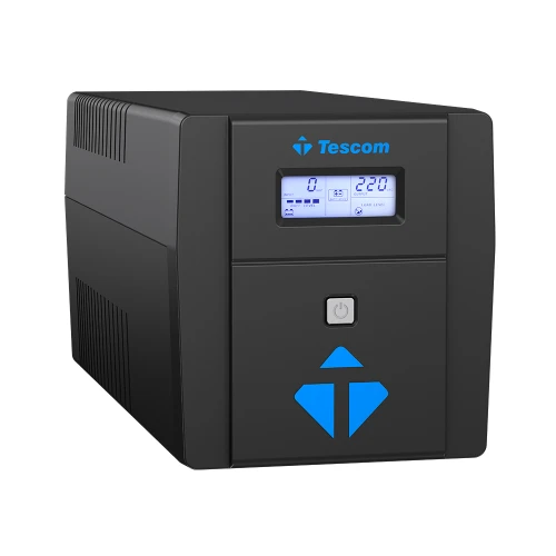 TESCOM LEOAP 1000VA Line Interactive UPS 900020312 2x7A Akü - 3