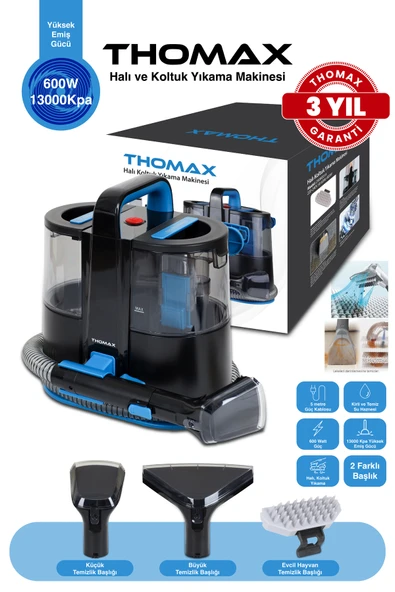 THOMAX Koltuk Halı Yıkama Ve Leke Çıkartma Makinesi - 2