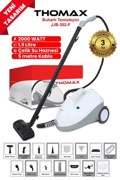 THOMAX Çok Fonksiyonlu Buharlı Temizleyici Buharlı Temizlik ürün görseli