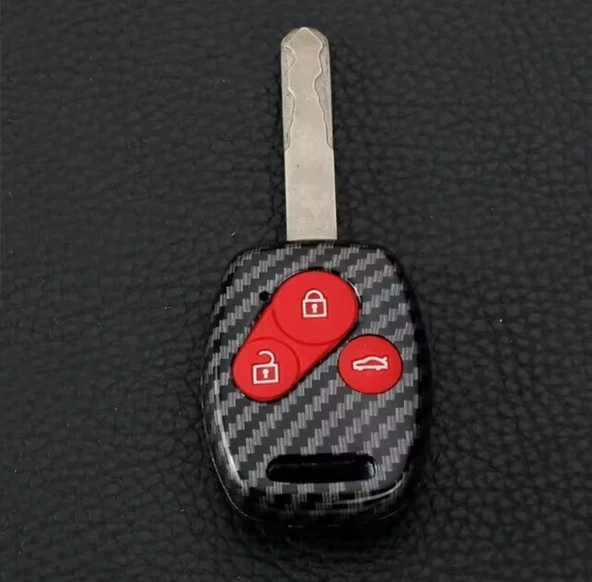 Honda Civic Fd6 Crv Accord Uyumlu 3 Tuşlu Karbon Anahtar Koruma Kılıfı 2.Resime Bakınız ürün görseli