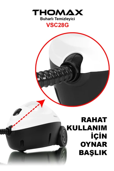 THOMAX Buharlı Temizleyici Buharlı Temizlik Makinesi - Resim 6