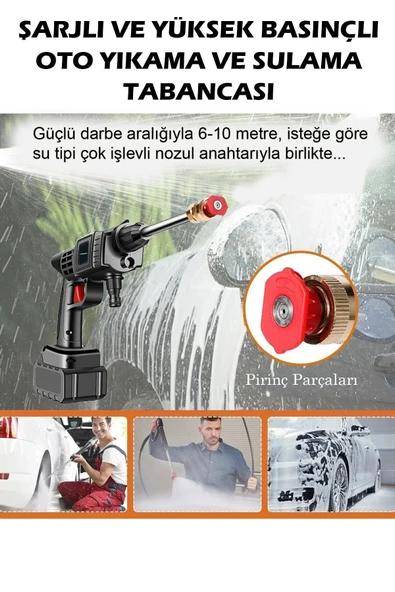 Thomax Şarjlı Yüksek Basınçlı Yıkama Makinesi - Resim 3