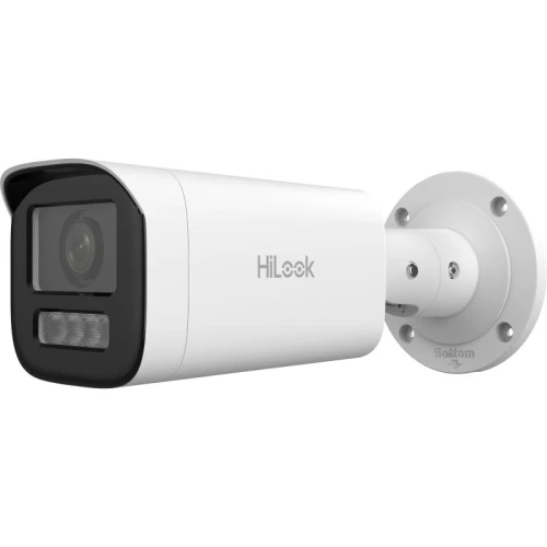 HILOOK IPC-B640HA-LZU, 4Mpix, 2,8-12mm Motorize Lens, H265+, Dual Light, 50Mt Gece Görüsü, Dahili Mikrofon, PoE, IP67, IK10, Bullet, IP Kamera