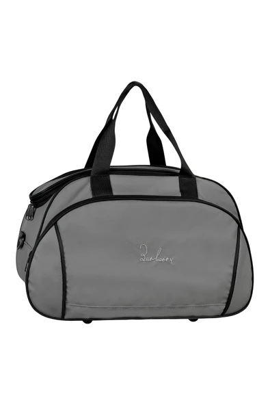 EL VE OMUZ ASKILIKLI SPOR - SEYAHAT ÇANTASI GRİ - Resim 2