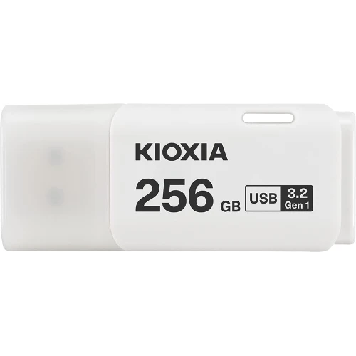 KIOXIA U301W 256GB USB 3.2 Gen1 TransMemory Flash Disk Beyaz ürün görseli