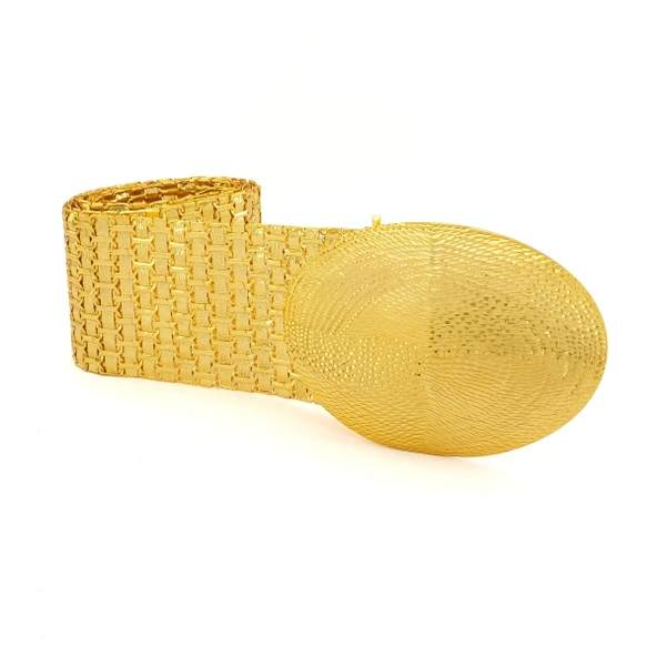 Altın Kaplama Kemer Desenli Tokalı Model-KMR-117 ürün görseli