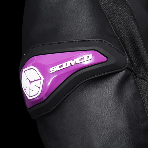 SCOYCO JK153W PURPLE 4 MEVSİM KADIN DERİ MONT - 5