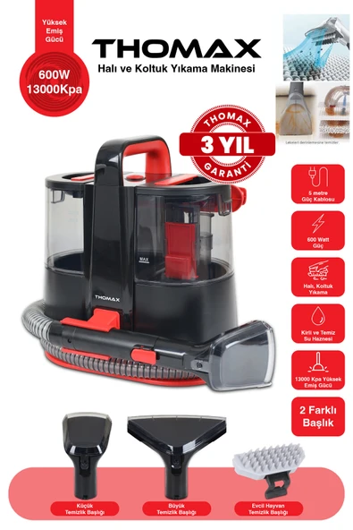 Thomax DMW001A Koltuk ve Halı Yıkama Makinesi ürün görseli 1