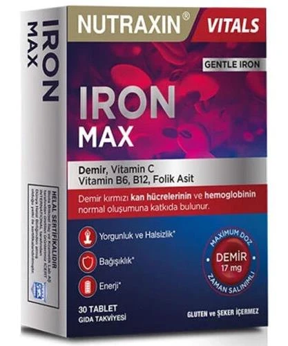Nutraxin Iron Max 30 Tablet - 1