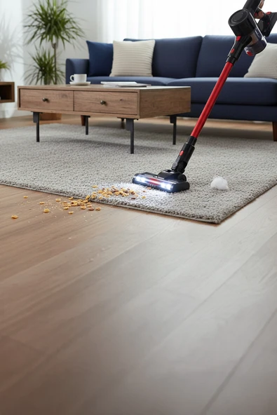 HIKİNG Serisi Şarjlı Dikey Süpürge Siyah - 4