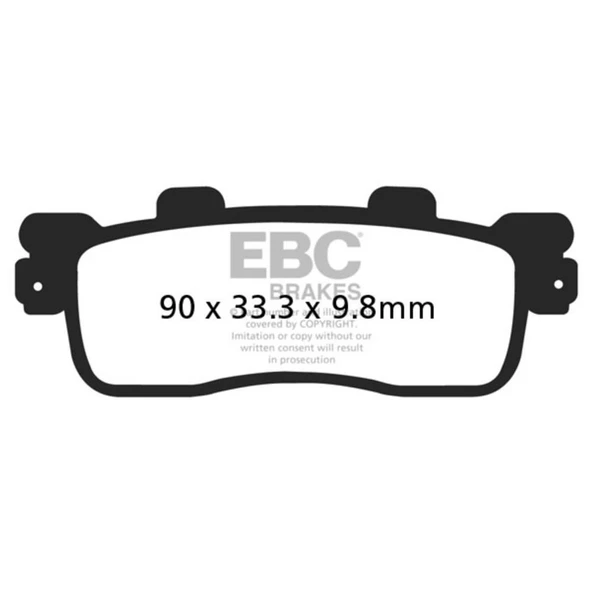 EBC SFA498 SCOOTER FREN BALATASI ürün görseli 1