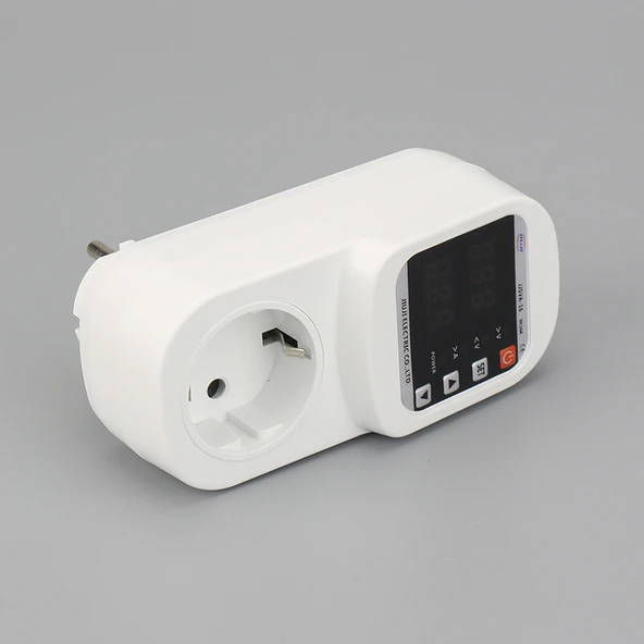 JIUJI Akım ve Voltaj Korumalı Priz 16A Ayarlanabilir Voltaj ve Akım Koruma Prizi - 5