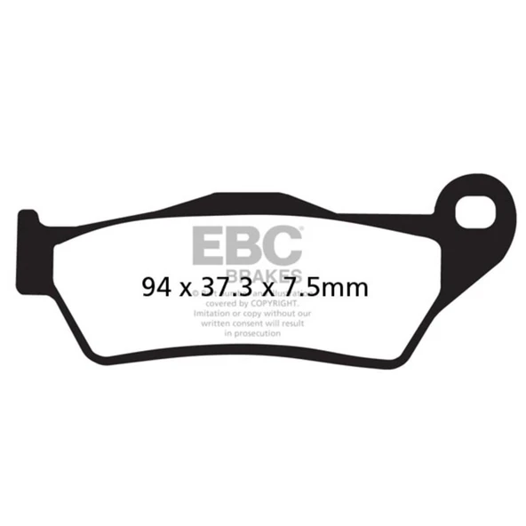 EBC SFA181 BAJAJ NS200,RS200 , PULSAR 180 , HUSQVARNA TE-TC125/250 ÖN FREN BALATAS ürün görseli