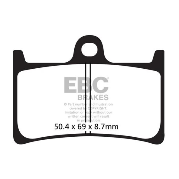 EBC FA252 YAMAHA MT07 / TRACER 700 ÖN FREN BALATASI, ürün görseli 1