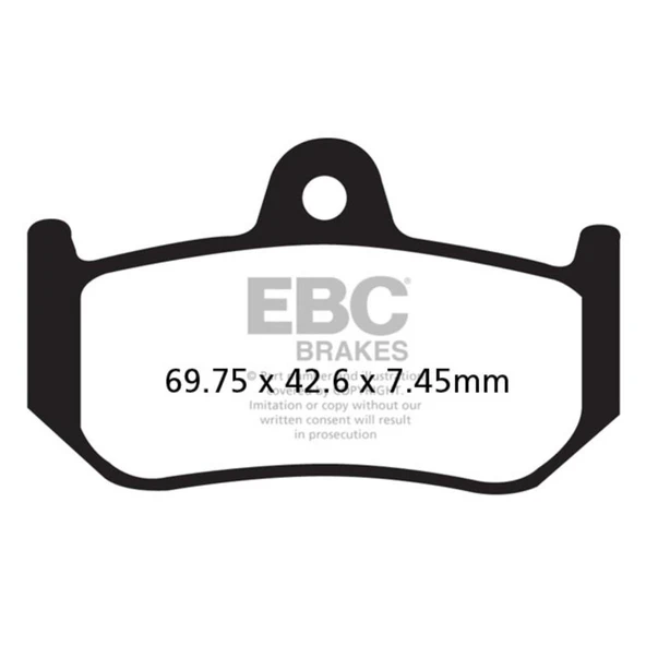 EBC FA320HH MV AGUSTA 910,1000/1090 BRUTALE SINTER ARKA FREN BALATASI ürün görseli 1