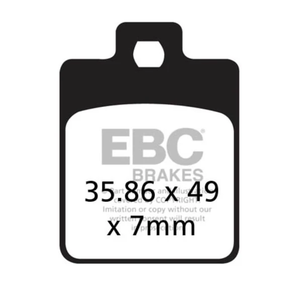 EBC SFA260 SYM SYMPHONY 125SR/ST, VESPA LX/S150 , PEUGEOT TWEET ÖN FREN BALATASI ürün görseli 1