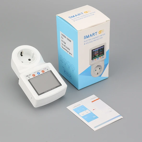 JIUJI Akım ve Voltaj Korumalı Akıllı Priz 16A WiFi Akıllı Priz - 6