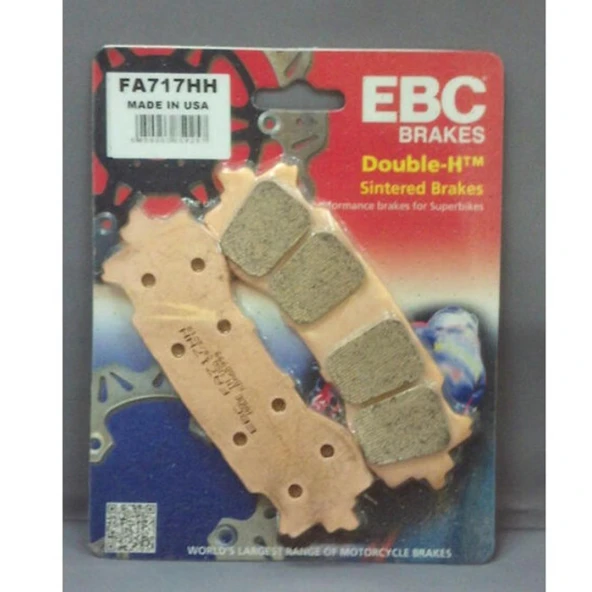 EBC FA717HH HONDA GL1800 GOLDWING 18-20 SINTER ÖN FREN BALATASI ürün görseli 1