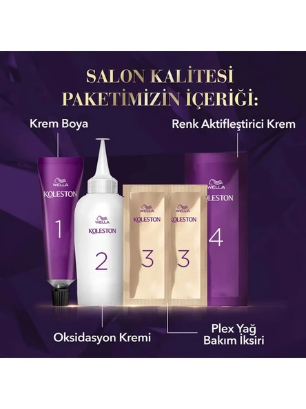 Koleston Saç Boyası Supreme Kit 7/0 Kumral ürün görseli 1