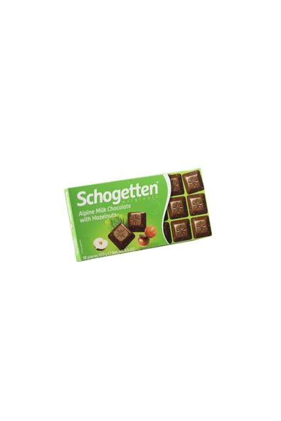 Schogetten Alpine Milk With Hazelnut Chocolatte 100 gr - 2