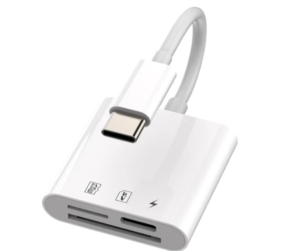 ZR498 Nk-1011Tc Type-C 3 İn 1 Memory Card Reader