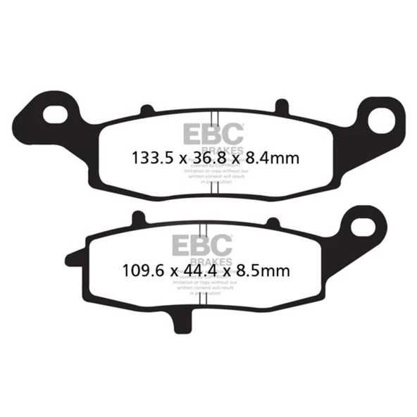 EBC FA231 KAWASAKI VERSYS 650 07-14 ÖN SAĞ , SUZUKI V-STROM DL650 ÖN SAĞ FREN BAL