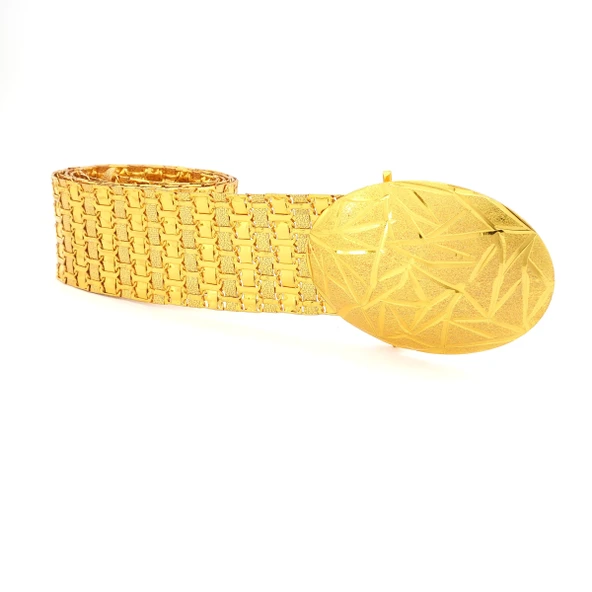 Altın Kaplama Kemer Cam Kırığı Tokalı Model-KMR-114 ürün görseli