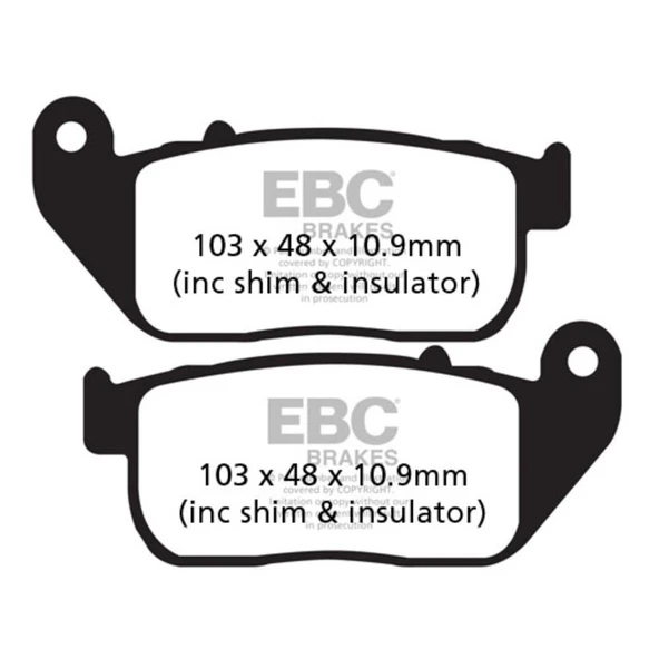 EBC FA381V HARLEY DAVIDSON XL883/XL1200 SPORTSTER 04-13 YARI SINTER ÖN FREN BALATA ürün görseli