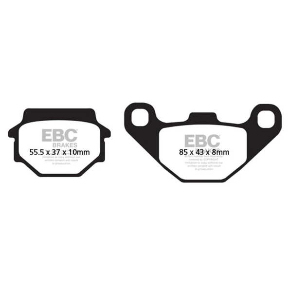 EBC FA067R POLARIS EBC SINTER FREN BALATASI - 1
