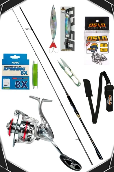 Oslo Zen Pro 274cm 8-42gr Oslo Prime 4000 Spin Olta Seti ürün görseli