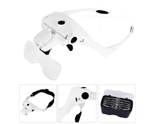 Nikula 9892B2C 5 Lensli Şarjlı Gözlük Büyüteç - 2